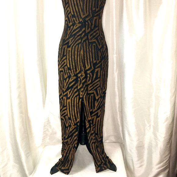 Josef Ribkoff stylish abstract partially see-through dress, size 6. - Picture 4 of 6
